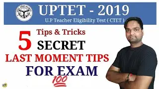 UPTET- 2019 5 Secret tips for exam to score highest marks