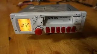 Nokia NL-202 / Luxor TE-408, very rare car stereo radio and cassette player from unknown age