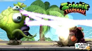 Zombie Tsunami HD #3 | GIANT ZOMBIE Upgrade: Shoots 3 Lasers By Mobigame