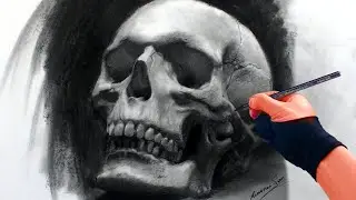Struggling To Draw Realistic Skull / Shapes? This might help! - FREE Art Tutorial (link in desc)
