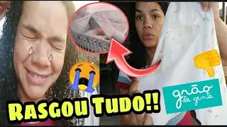 Meu Kit Berço Rasgou Tudo!!E Agora Perto da Bebê Nascer 😫* Grão de Gente Não Indico*