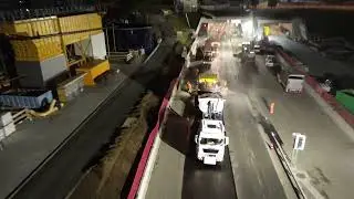 Risanamento pavimentazione Autostrada A2 Chiasso - S. Gottardo / Tappa 4 Portale Galleria Gottardo