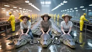 What REALLY Happens Inside Massive Crocodile Farms Will Shock You