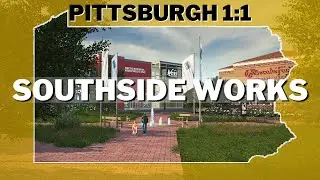 Pedestrian Plaza and Open Air Mall | Cities: Skylines Pittsburgh