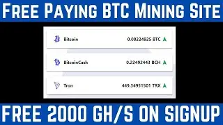 New Free Bitcoin Mining Website 2021| Free Cloud Mining Website 2021-how to earn free btc