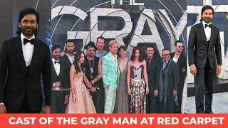 The Gray Man Red Carpet ||Dhanush Mass Entry 🥵