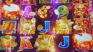 MASSIVE DANCING DRUMS WINS And HANDPAY In Las Vegas!!!!