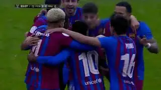 Gol de Ansu Fati&nbsp;Barcelona Vs Real Madrid 2-2 2022