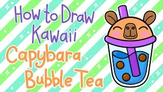 How To Draw A Capybara Bubble Tea