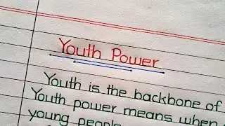 Youth Power Essay/Paragraph || Youth Power Article