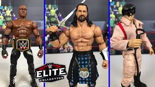ELITE 89 Bobby Lashley, Drew McIntyre, Sgt. Slaughter Figure Review