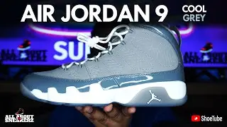 AIR JORDAN 9 'COOL GREY' UNBOXING & REVIEW!!