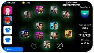 ONLINE MATCH WITH 4-2-4 FORMATION PES2020 MOBILE