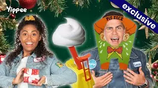 Christmas Gift Exchange Pie Face Challenge