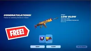 How to Get *FREE* Low Glow Wrap in Fortnite | Twitch Drop