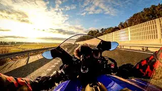 R6 sound 20 minutes | YAMAHA YZF-R6 | Morning highway drive