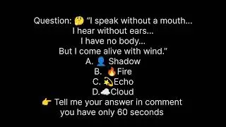 This puzzle will trick your brain 🧠💥Answer in 5 seconds ⏳👇#Riddles #BrainTeaser #MindPuzzle #IQTest 
