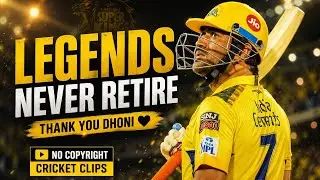 MS Dhoni IPL clips with trophy 🏆 4K video clips for editing ❤️&zwj;🩹