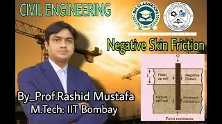 Lecture-6 | Negative Skin Friction | Pile Foundation | Civil Engineering | Prof. Rashid Mustafa