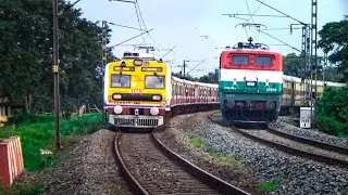 ⚡ Extreme Train Spotting &ndash; Indian Railways on Dangerous 90-Degree Bend