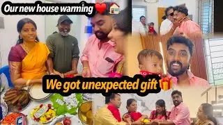 We got unexpected gifts on our new house warming &hearts;️😇🏠