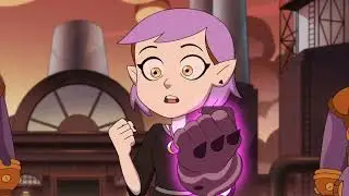 Luz and friends escape  The Owl House S2E20 Clouds on the Horizon 1080p