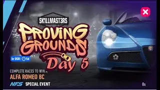 NFS No Limits | Alfa Romeo 8C Proving Grounds | 80 Gold Spent | Day 5 Eliminations | Need For Speed
