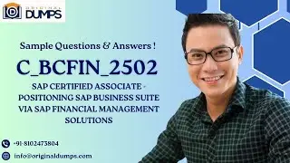 C_BCFIN_2502 Sample Q&A | SAP Financial Management Solutions
