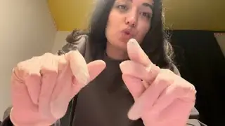 asmr 10 minutes massaging you with gloves🧤