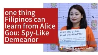 1 Thing Pinoy Can Learn From Alice Gou: Spy-Like Demeanor