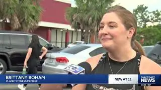 Naked Florida man hides in tanning bed after trying to set Planet Fitness on fire