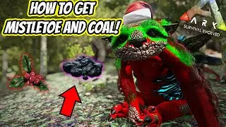 HOW TO GET COAL AND MISTLETOE IN THE WINTER WONDERLAND EVENT!! || Ark Survival Evolved!!