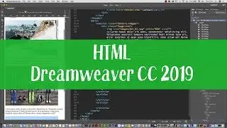 Ski web project 03 - HTML and CSS tutorial with Dreamweaver CC 2019