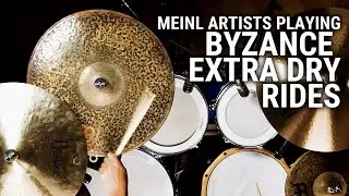 Meinl Cymbals Artists Playing Byzance Extra Dry Rides