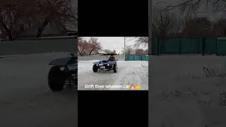 three wheeler car drift show.🔥👍