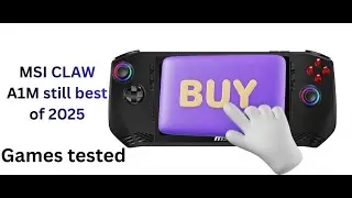 Performance Test on MSI CLAW A1M Ultra 7  #gaming #handheld #assassinscreedmirage #starwars