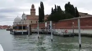 Путешествие на вапаретто: Fondamenta Nuove - Cimitero - Colonna (Murano)