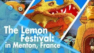 The lemon festival in menton France /Carnivale / Esculpture