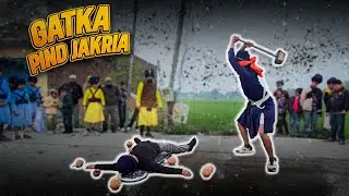 Gurpurabh in a Punjab Village ⚔️ Gatka by Sikh Warriors | Navmeet Creations | Punjab | Jakria |