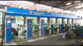 Rotogravure Printing Machine For Sale 8 Colour Canara Flex Bangalore - machinesale.in