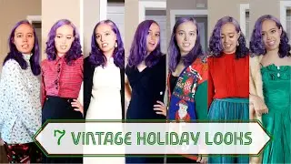 7 Days of Christmas Looks | Vintage Holiday Outfits