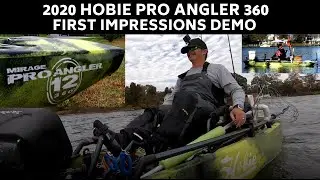New 2020 Hobie Pro Angler 360 Best On The Water Demo (Maiden Voyage) Review.  How well does it turn?