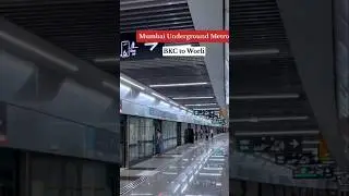 Mumbai Underground Metro - BKC to Worli