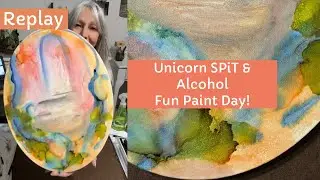 #unicornspit #alcoholink #diy #painting abstract #tipsandtricks #art #community #replay