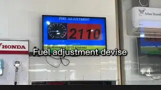 Latest technology fuel adjust device and rpm meter from mujahedin Honda Centre