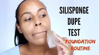 SiliSponge Dupe Test Foundation Routine Using Bra Insert I ByBare