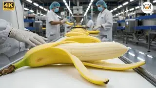 Inside a Massive Banana Bread Factory: How Fresh Bananas Become Thousands of Bread Loaves