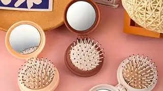 ✌️Review🥳Unboxing🥰Small mirror@comb👌