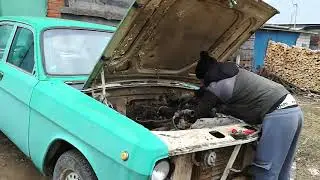Starting Gaz 2410 Volga after over Years
