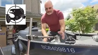 Fish Finder Mounts Livescope Pole Mount Setup on Boat